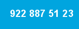 922 887 51 23 922 887 51 23